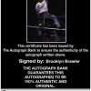 Brooklyn Brawler authentic signed WWE wrestling 8x10 photo W/Cert Autographed 09 Certificate of Authenticity from The Autograph Bank