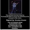 Brooklyn Brawler authentic signed WWE wrestling 8x10 photo W/Cert Autographed 19 Certificate of Authenticity from The Autograph Bank