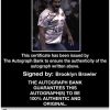 Brooklyn Brawler authentic signed WWE wrestling 8x10 photo W/Cert Autographed 20 Certificate of Authenticity from The Autograph Bank