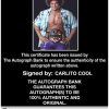 Carlito Cool authentic signed WWE wrestling 8x10 photo W/Cert Autographed 04 Certificate of Authenticity from The Autograph Bank