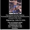 Carlito Cool authentic signed WWE wrestling 8x10 photo W/Cert Autographed 05 Certificate of Authenticity from The Autograph Bank