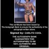 Carlito Cool authentic signed WWE wrestling 8x10 photo W/Cert Autographed 07 Certificate of Authenticity from The Autograph Bank