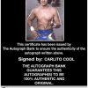 Carlito Cool authentic signed WWE wrestling 8x10 photo W/Cert Autographed 15 Certificate of Authenticity from The Autograph Bank