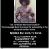 Carlito Cool authentic signed WWE wrestling 8x10 photo W/Cert Autographed 16 Certificate of Authenticity from The Autograph Bank