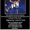 Carlito Cool authentic signed WWE wrestling 8x10 photo W/Cert Autographed 19 Certificate of Authenticity from The Autograph Bank