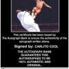 Carlito Cool authentic signed WWE wrestling 8x10 photo W/Cert Autographed 20 Certificate of Authenticity from The Autograph Bank