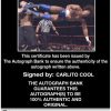 Carlito Cool authentic signed WWE wrestling 8x10 photo W/Cert Autographed 23 Certificate of Authenticity from The Autograph Bank