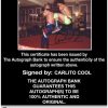 Carlito Cool authentic signed WWE wrestling 8x10 photo W/Cert Autographed 31 Certificate of Authenticity from The Autograph Bank