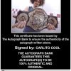 Carlito Cool authentic signed WWE wrestling 8x10 photo W/Cert Autographed 33 Certificate of Authenticity from The Autograph Bank