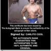 Carlito Cool authentic signed WWE wrestling 8x10 photo W/Cert Autographed 34 Certificate of Authenticity from The Autograph Bank