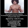Carlito Cool authentic signed WWE wrestling 8x10 photo W/Cert Autographed 35 Certificate of Authenticity from The Autograph Bank