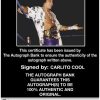 Carlito Cool authentic signed WWE wrestling 8x10 photo W/Cert Autographed 37 Certificate of Authenticity from The Autograph Bank