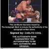 Carlito Cool authentic signed WWE wrestling 8x10 photo W/Cert Autographed 41 Certificate of Authenticity from The Autograph Bank
