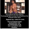 Carlito Cool authentic signed WWE wrestling 8x10 photo W/Cert Autographed 43 Certificate of Authenticity from The Autograph Bank