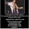 Carlito Cool authentic signed WWE wrestling 8x10 photo W/Cert Autographed 44 Certificate of Authenticity from The Autograph Bank