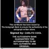 Carlito Cool authentic signed WWE wrestling 8x10 photo W/Cert Autographed 45 Certificate of Authenticity from The Autograph Bank
