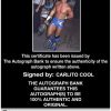 Carlito Cool authentic signed WWE wrestling 8x10 photo W/Cert Autographed 49 Certificate of Authenticity from The Autograph Bank