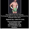Carlito Cool authentic signed WWE wrestling 8x10 photo W/Cert Autographed 50 Certificate of Authenticity from The Autograph Bank