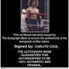 Carlito Cool authentic signed WWE wrestling 8x10 photo W/Cert Autographed 53 Certificate of Authenticity from The Autograph Bank