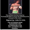 Carlito Cool authentic signed WWE wrestling 8x10 photo W/Cert Autographed 54 Certificate of Authenticity from The Autograph Bank