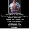 Carlito Cool authentic signed WWE wrestling 8x10 photo W/Cert Autographed 55 Certificate of Authenticity from The Autograph Bank