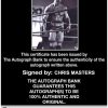 Chris Masters authentic signed WWE wrestling 8x10 photo W/Cert Autographed (37 Certificate of Authenticity from The Autograph Bank