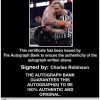 Charles Robinson authentic signed WWE wrestling 8x10 photo W/Cert Autographed 01 Certificate of Authenticity from The Autograph Bank