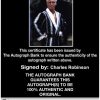 Charles Robinson authentic signed WWE wrestling 8x10 photo W/Cert Autographed 03 Certificate of Authenticity from The Autograph Bank
