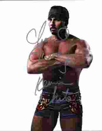 Chavo Guerrero-Jr authentic signed WWE wrestling 8x10 photo W/Cert Autographed 3 signed 8x10 photo