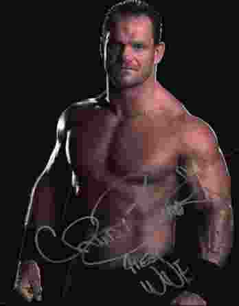 Chris Benoit authentic signed WWE wrestling 8x10 photo W/Cert Autographed (01 signed 8x10 photo