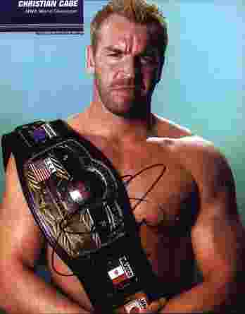 Christian Cage authentic signed WWE wrestling 8x10 photo W/Cert Autographed (05 signed 8x10 photo