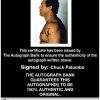 Chuck Palumbo authentic signed WWE wrestling 8x10 photo W/Cert Autographed (01 Certificate of Authenticity from The Autograph Bank