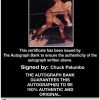 Chuck Palumbo authentic signed WWE wrestling 8x10 photo W/Cert Autographed (03 Certificate of Authenticity from The Autograph Bank