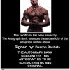 Deacon Bautista authentic signed WWE wrestling 8x10 photo W/Cert Autographed Certificate of Authenticity from The Autograph Bank