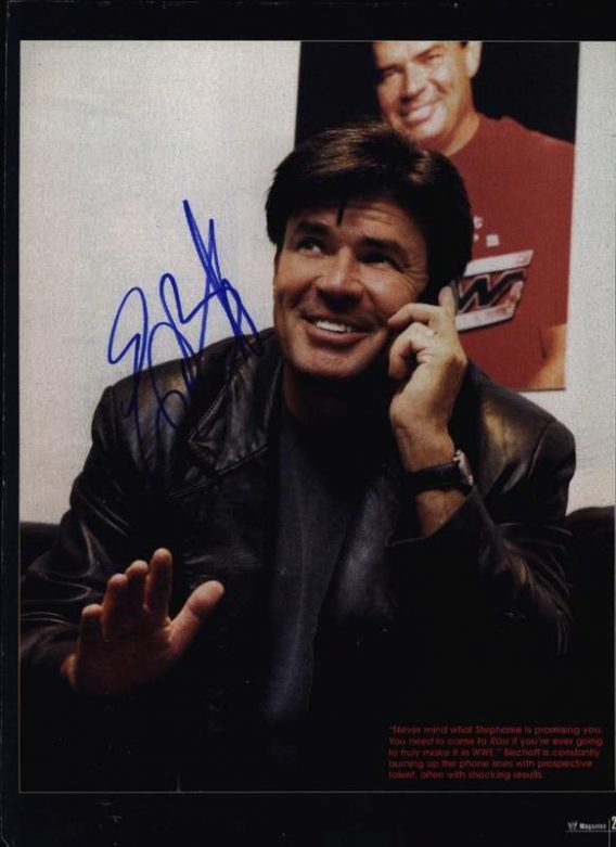 Eric Bischoff authentic signed WWE wrestling 8x10 photo W/Cert Autographed (01 signed 8x10 photo