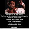 Eugene authentic signed WWE wrestling 8x10 photo W/Cert Autographed 01 Certificate of Authenticity from The Autograph Bank