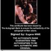 Eugene authentic signed WWE wrestling 8x10 photo W/Cert Autographed 02 Certificate of Authenticity from The Autograph Bank