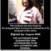 Eugene authentic signed WWE wrestling 8x10 photo W/Cert Autographed 10 Certificate of Authenticity from The Autograph Bank