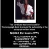 Eugene authentic signed WWE wrestling 8x10 photo W/Cert Autographed 15 Certificate of Authenticity from The Autograph Bank