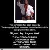 Eugene authentic signed WWE wrestling 8x10 photo W/Cert Autographed 21 Certificate of Authenticity from The Autograph Bank