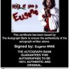 Eugene authentic signed WWE wrestling 8x10 photo W/Cert Autographed 30 Certificate of Authenticity from The Autograph Bank