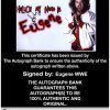 Eugene authentic signed WWE wrestling 8x10 photo W/Cert Autographed 32 Certificate of Authenticity from The Autograph Bank