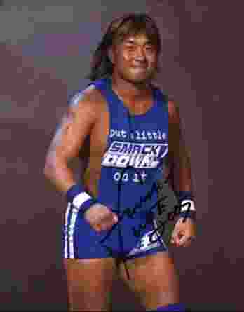 Funaki Shoichi authentic signed WWE wrestling 8x10 photo W/Cert Autographed (05 signed 8x10 photo
