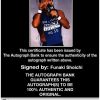 Funaki Shoichi authentic signed WWE wrestling 8x10 photo W/Cert Autographed (07 Certificate of Authenticity from The Autograph Bank