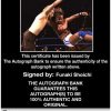 Funaki Shoichi authentic signed WWE wrestling 8x10 photo W/Cert Autographed (14 Certificate of Authenticity from The Autograph Bank