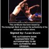 Funaki Shoichi authentic signed WWE wrestling 8x10 photo W/Cert Autographed (16 Certificate of Authenticity from The Autograph Bank