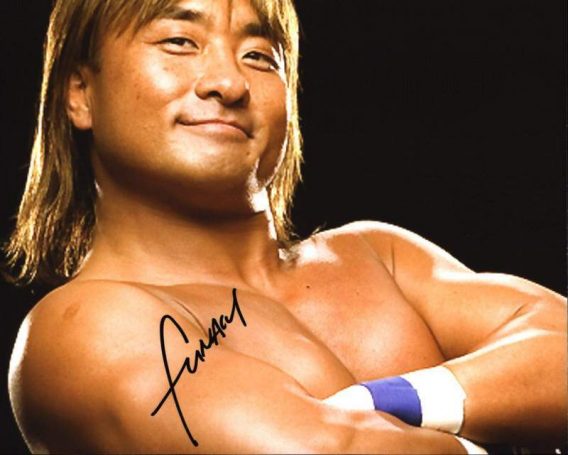 Funaki Shoichi authentic signed WWE wrestling 8x10 photo W/Cert Autographed (17 signed 8x10 photo