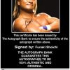 Funaki Shoichi authentic signed WWE wrestling 8x10 photo W/Cert Autographed (17 Certificate of Authenticity from The Autograph Bank