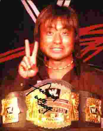 Funaki Shoichi authentic signed WWE wrestling 8x10 photo W/Cert Autographed (21 signed 8x10 photo