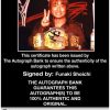 Funaki Shoichi authentic signed WWE wrestling 8x10 photo W/Cert Autographed (21 Certificate of Authenticity from The Autograph Bank